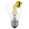 Żarówka LED  6W E27 A60 FILAMENT biała ciepła