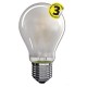 Żarówka LED  8,5W E27 A60 mat FILAMENT biała ciepła